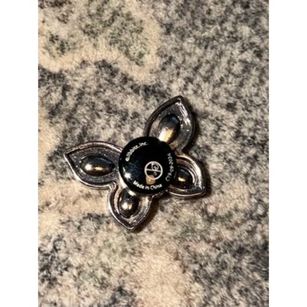 Crocs Blue Gem Butterfly Jibbitz Shoe Charm